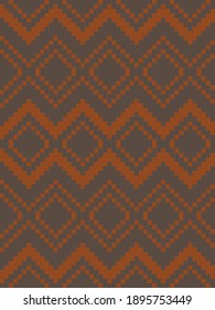Marrón Argyle, forma diamantífera fondo de patrón sin soldadura adecuado para la moda textil, ropa de cama, gráficos