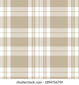 Brown Asymmetric Plaid textured seamless pattern suitable for fashion textiles and graphics