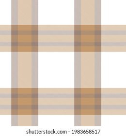 Brown Asymmetric Plaid textured seamless pattern suitable for fashion textiles and graphics