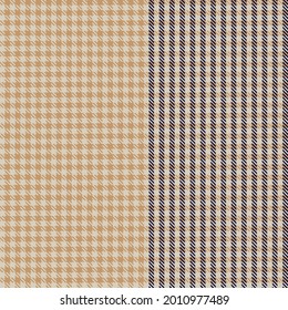 Brown Asymmetric Plaid textured seamless pattern suitable for fashion textiles and graphics