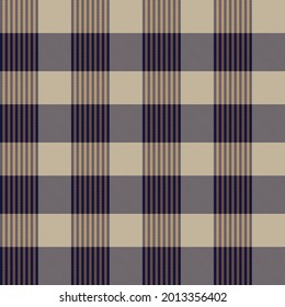 Brown Asymmetric Plaid textured seamless pattern suitable for fashion textiles and graphics