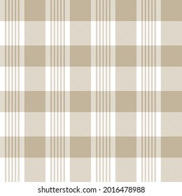 Brown Asymmetric Plaid textured seamless pattern suitable for fashion textiles and graphics