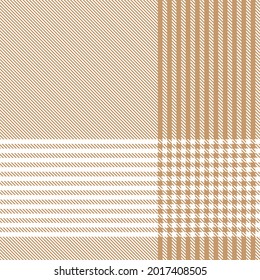 Brown Asymmetric Plaid textured seamless pattern suitable for fashion textiles and graphics