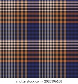 Brown Asymmetric Plaid textured seamless pattern suitable for fashion textiles and graphics