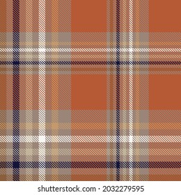 Brown Asymmetric Plaid textured seamless pattern suitable for fashion textiles and graphics