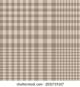 Brown Asymmetric Plaid textured seamless pattern suitable for fashion textiles and graphics