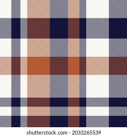 Brown Asymmetric Plaid textured seamless pattern suitable for fashion textiles and graphics