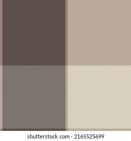 Brown Asymmetric Plaid textured seamless pattern suitable for fashion textiles and graphics