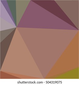 brown background abstract geometric triangle mosaic texture polygon vector, modern design