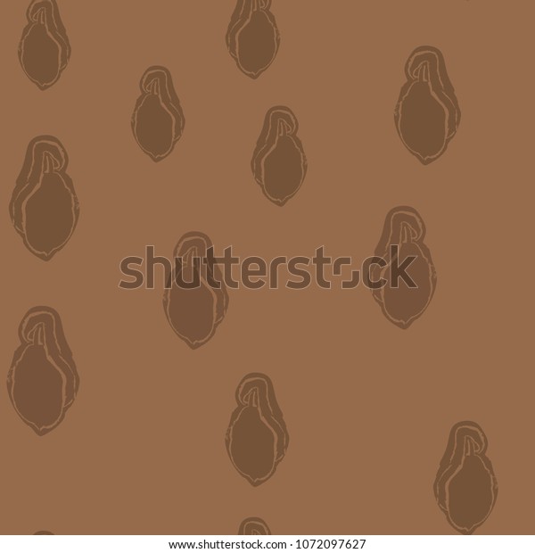 Brown Background Beans Dark Color Good Stock Vector Royalty