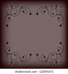 Brown background with beautiful pattern