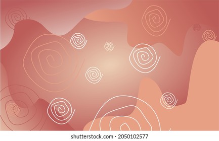 brown background with beautiful spiral pattern