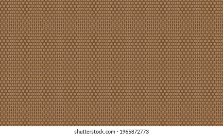 Brown background and black hexagon line illustration Vector design