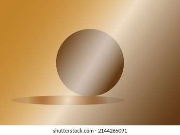 Brown Background Design Elements Of Abstract Geometric Shapes Gradient Poster Futuristic Design Vector EPS10