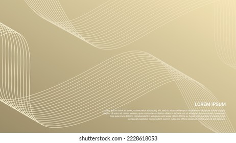 brown background design with wavy lines