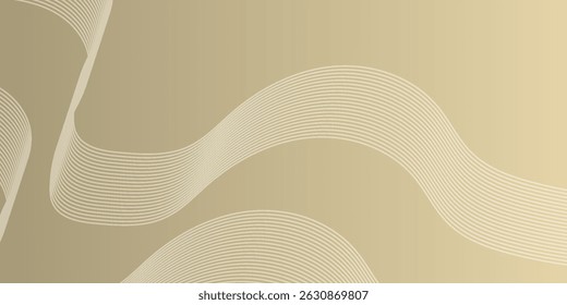 braunes Hintergrunddesign mit wellenförmigen Linien