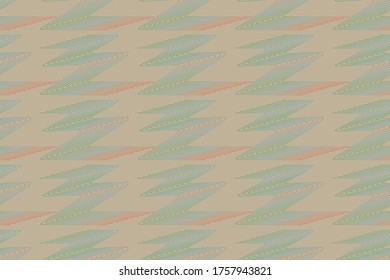  brown BACKGROUND WITH ELEMENTS IN ZIGZAG.  gift paper design