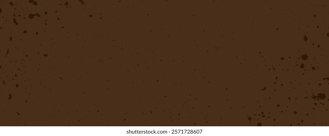 Brown background with a grunge style, featuring a textured pattern. The background is brown with scattered dark speckles. Aesthetic background vector. Brown background.