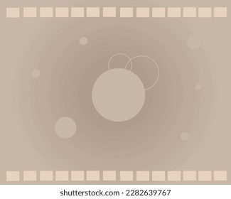 Brown background with many circles