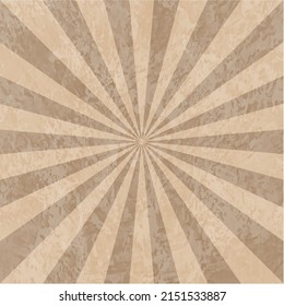 Brown background with scuffing and rays coming out of the middle