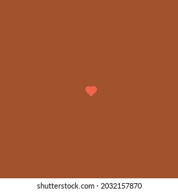 Brown background with small hearts to make cards or postcards.