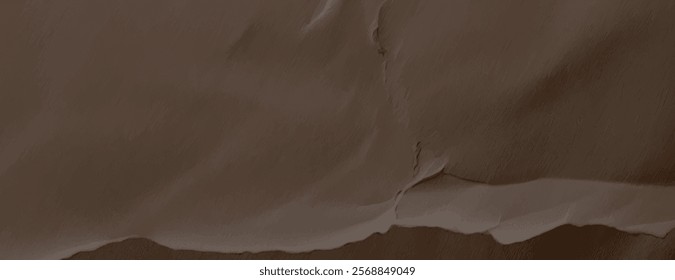 Brown background with a smooth, flowing texture. The background features rich brown tones, creating a warm, earthy feel. Paper texture background vector. Brown background.