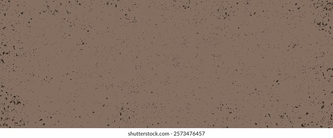 Brown background with a speckled texture. The background is earthy and rustic. The brown color gives the background a warm, natural feel. Minimal grainy speckled texture background vector