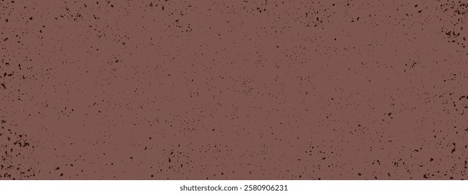 Brown background with a speckled texture. The background is earthy and rustic. Brown color adds warmth to the background. Minimal grainy speckled texture background vector