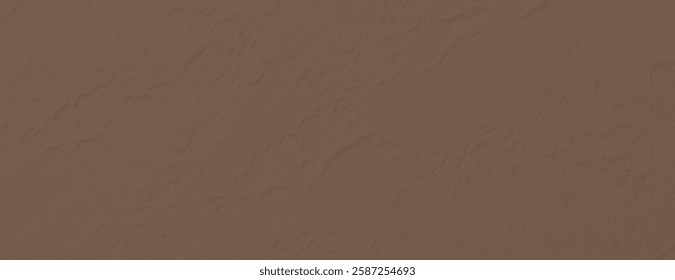 Brown background with a textured, rough surface. The background is earthy brown, providing a natural, rustic background feel. Minimal rough concrete texture, concrete wall background vector