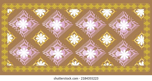 Brown background is used as an ideal template for fashion, invitation cards, flyers, menus, brochures, postcards, backgrounds, wallpaper, decorations, printed on fabric or ornaments.