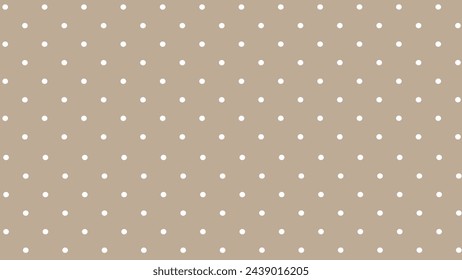 Fondo marrón con lunar blanco