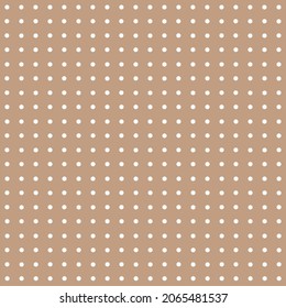 Fondo marrón y puntos de polka blanco sin inconvenientes
