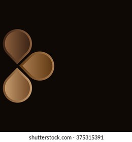 brown background for your text and logo toolbox












