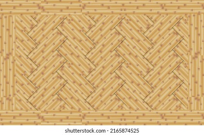 brown bamboo pattern abstract background vector seamless pattern