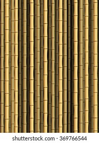 Brown Bamboo Poles Forest Background.