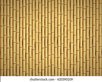 Brown Bamboo Stick Pattern Background.