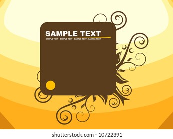 Brown banner