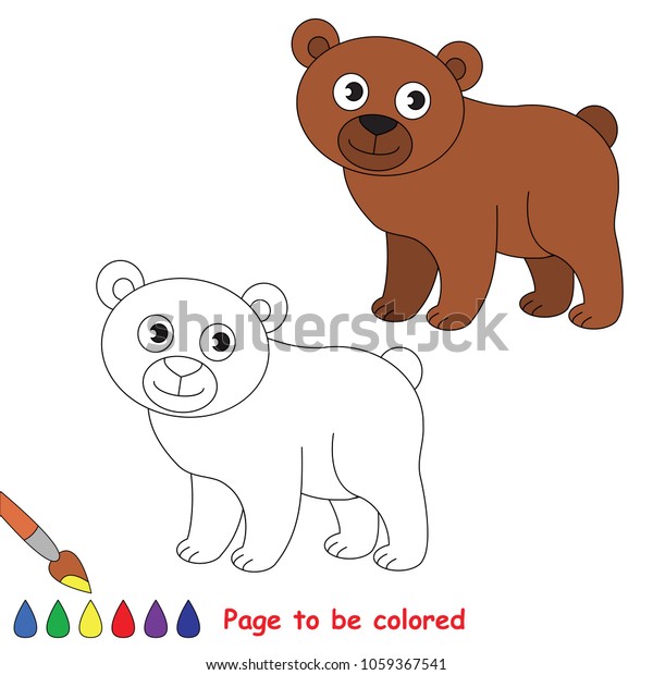 Brown Undergo Be Coloured Coloring Reserve Inventory Vector (Royalty graphic about Brown Bear Printable Book identified as Brown Undergo Be Coloured Coloring Ebook Inventory Vector (Royalty