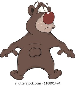Brown Bear. Cartoon