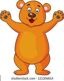 Brown bear cartoon