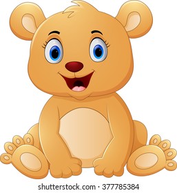Brown bear cartoon