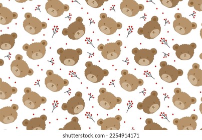 brown bear and cub bear are very beautiful for home or office wallpaper , illustration, cartoon, art, toy, vector, bear, cute, pink, love, brown, happy, fashion, slogan, teddy, style, print, retro, co