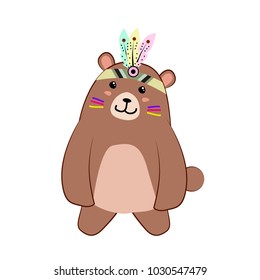brown bear, cute dancing animal for kid t-shirt