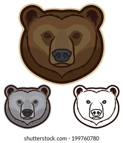 Brown Bear Faces