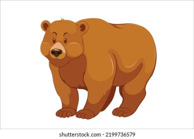 Brown Bear Wild Animal Standing