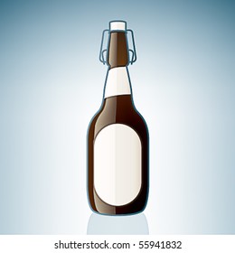 Brown Beer Bottle