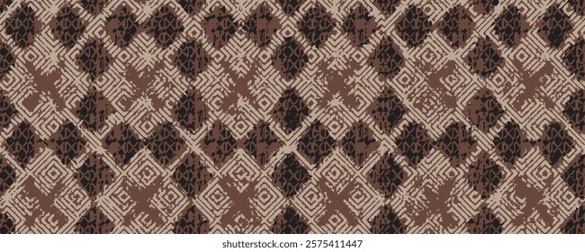 brown beige argyle vector pattern seamless geometric background for men's clothing, rhombus geometric, retro thin line, applicable for wrapping, banners, cards, flyers, paper, socks, sweater, winter 