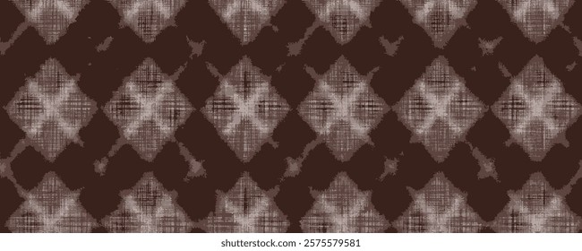 brown beige argyle vector pattern seamless geometric background for men's clothing, rhombus geometric, retro thin line, applicable for wrapping, banners, cards, flyers, paper, socks, sweater, winter 