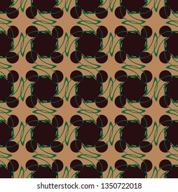 Brown and beige background. Great background. Can be used for wallpaper, fabric, web page background, surface textures. Abstract background. Vector images.