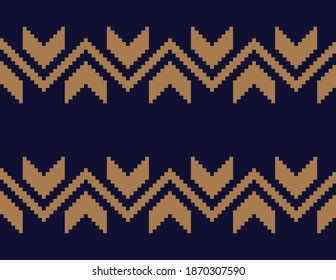 Brown Beige Chevron seamless pattern background for fashion textile, knitwear, graphics